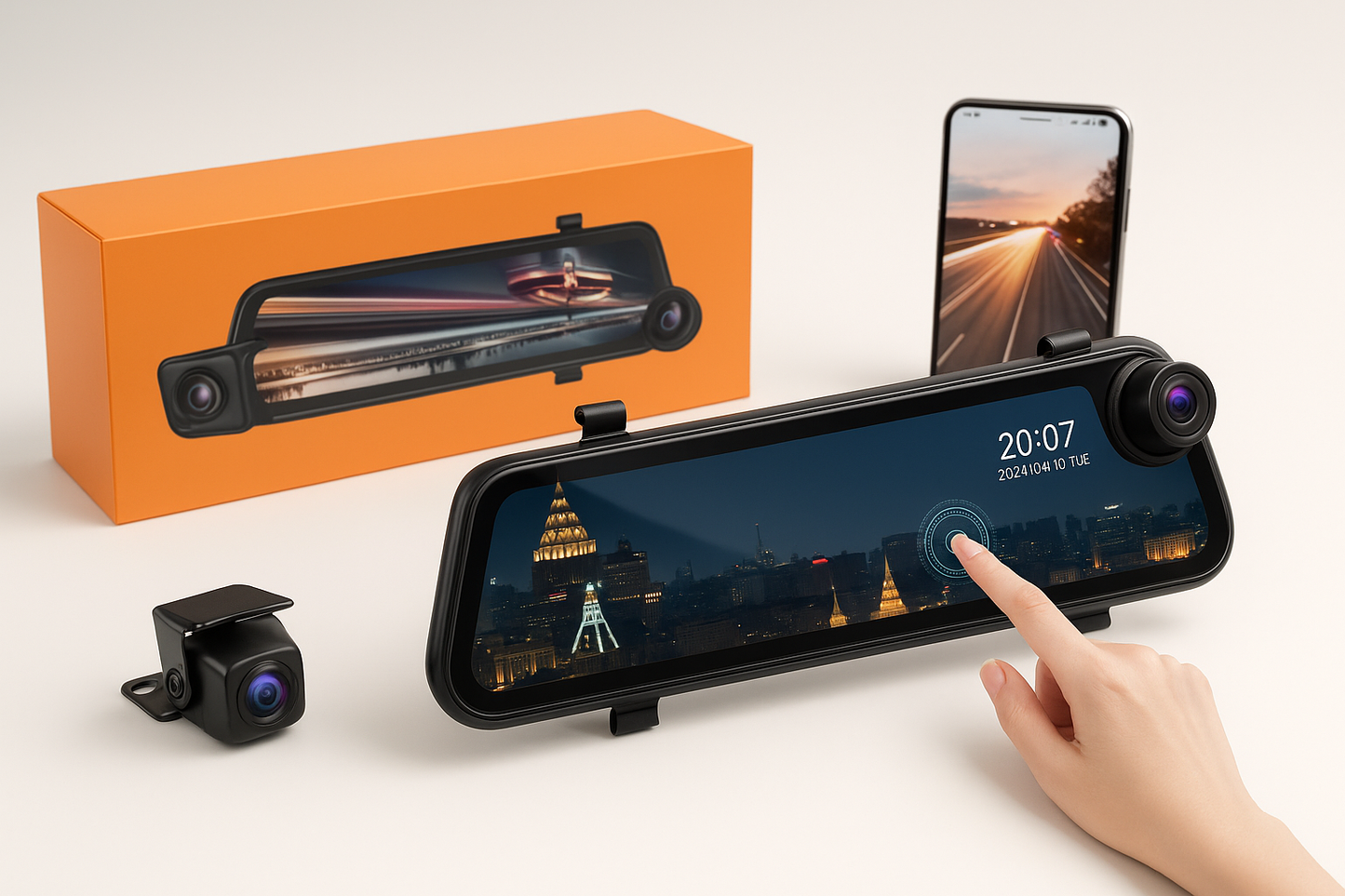 ClearDrive 4K – Le rétroviseur intelligent 2-en-1 nouvelle génération