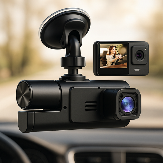 ClearDrive 3-Channel – Enregistreur automobile compact 3 en 1